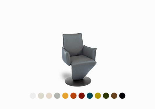 K+W silaxx dine+ 6014 Drehsessel Leder oder Stoff wählbar