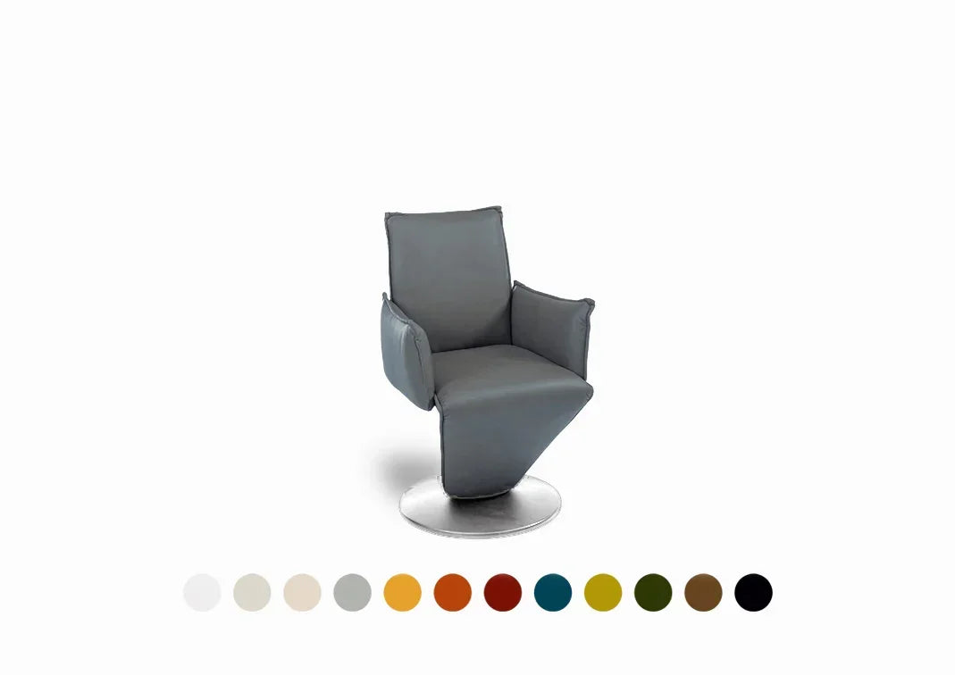 K+W silaxx dine+ 6014 Drehsessel Leder oder Stoff wählbar