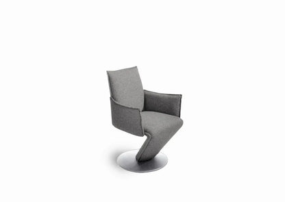 K+W silaxx dine+ 6014 Drehsessel Leder oder Stoff wählbar