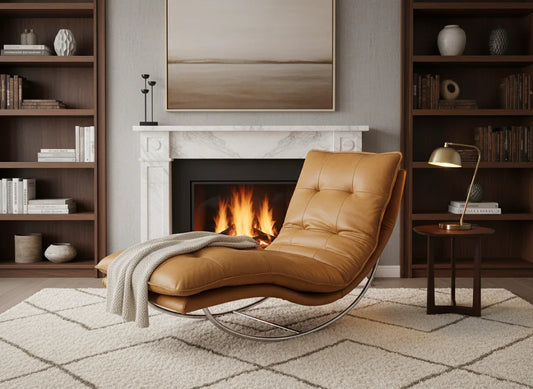 W.SCHILLIG Relaxliege daily dreams 47002 K95 Leder Z69/52 kurkuma - Komfortmöbel24