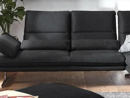 W.SCHILLIG Nierenkissen broadway 16777 UN70. Leder Z59/99 schwarz - Komfortmöbel24