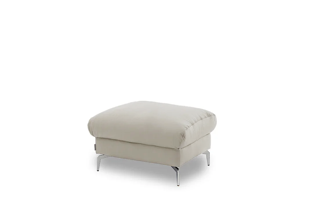 W.SCHILLIG Hocker piedroo plus 21156 G70 Leder Z59/22 grau