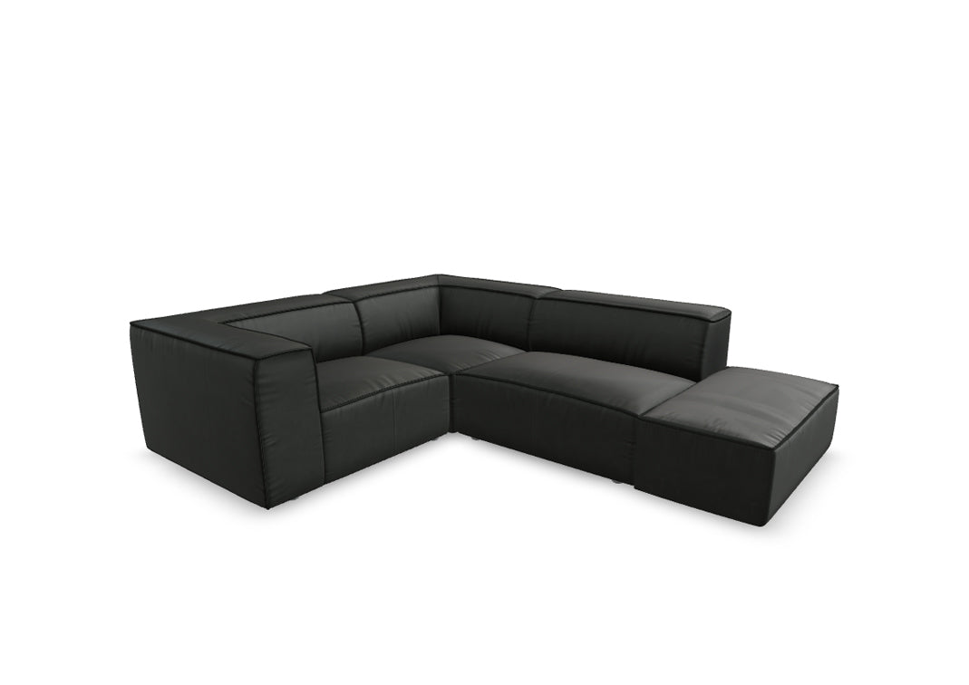 W.SCHILLIG Ecksofa around-the-block 18050 (B=260 cm) Leder Z73/95 graphit