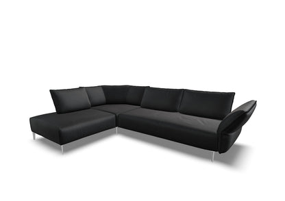 W.SCHILLIG Ecksofa bonnie 16660 Leder Z84/99 black
