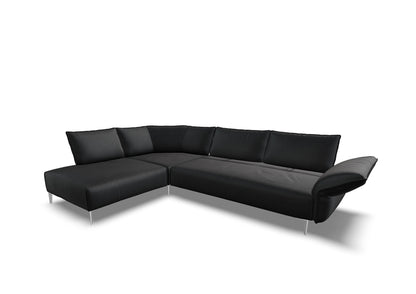 W.SCHILLIG Ecksofa bonnie 16660 Leder Z84/99 black