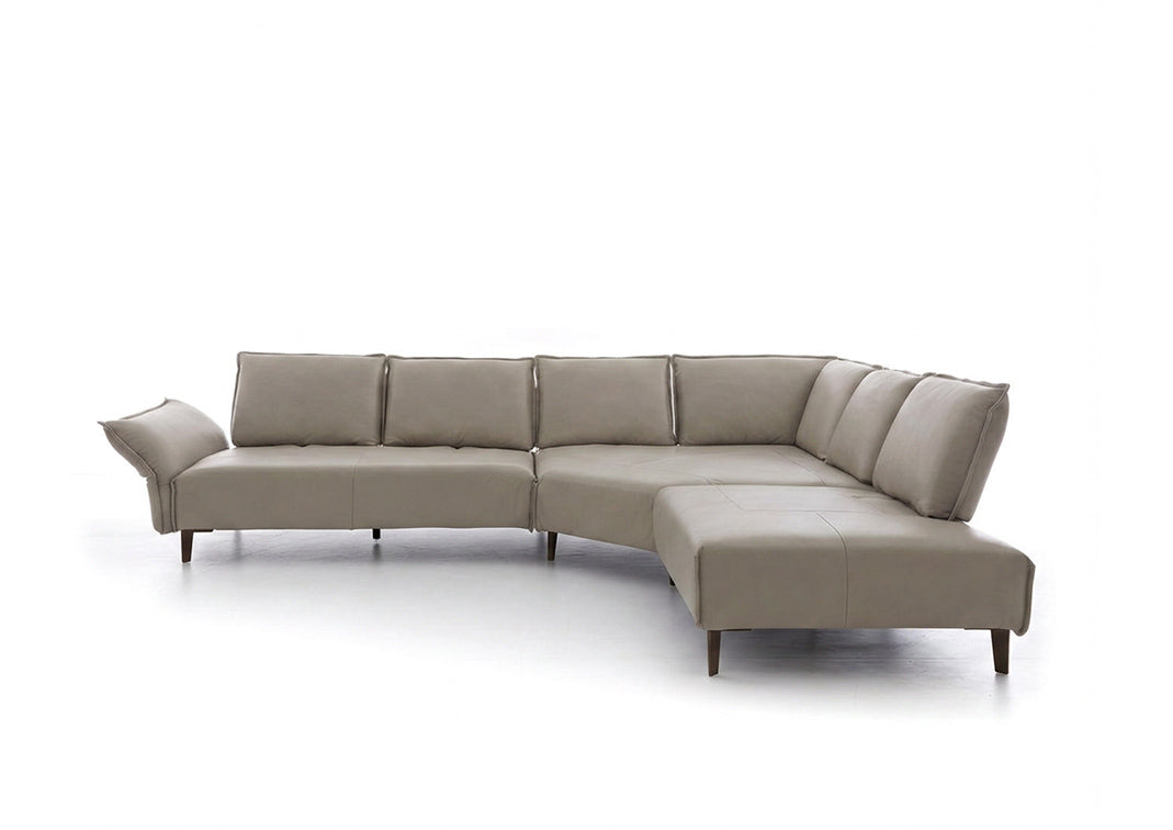 W.SCHILLIG Ecksofa bonnie 16660 (B=360 cm) Leder Z73/49 taupe