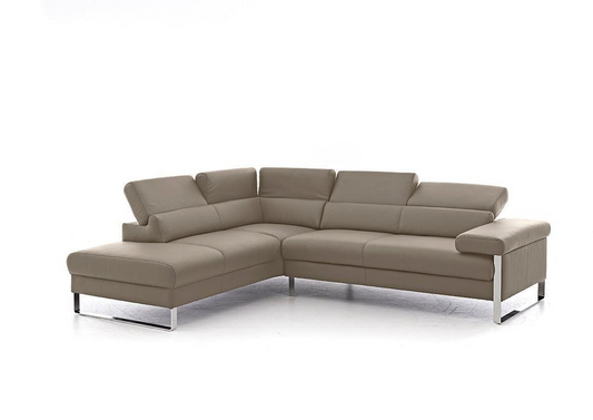W.SCHILLIG Ecksofa finn 20974 Leder Z73/21 stone