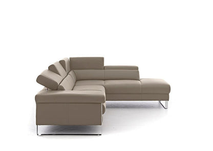 W.SCHILLIG Ecksofa finn 20974 Leder Z59/21 stone - Komfortmöbel24