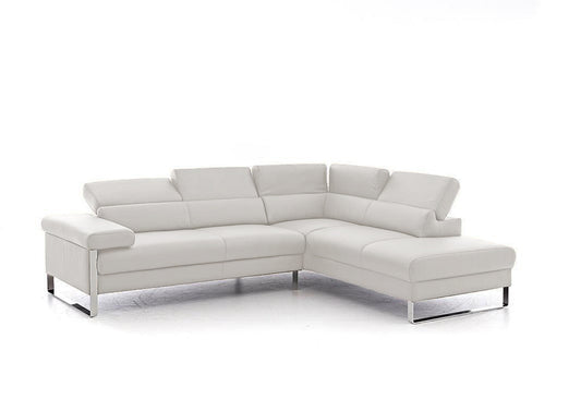 W.SCHILLIG Ecksofa finn 20974 Leder Z73/42 white