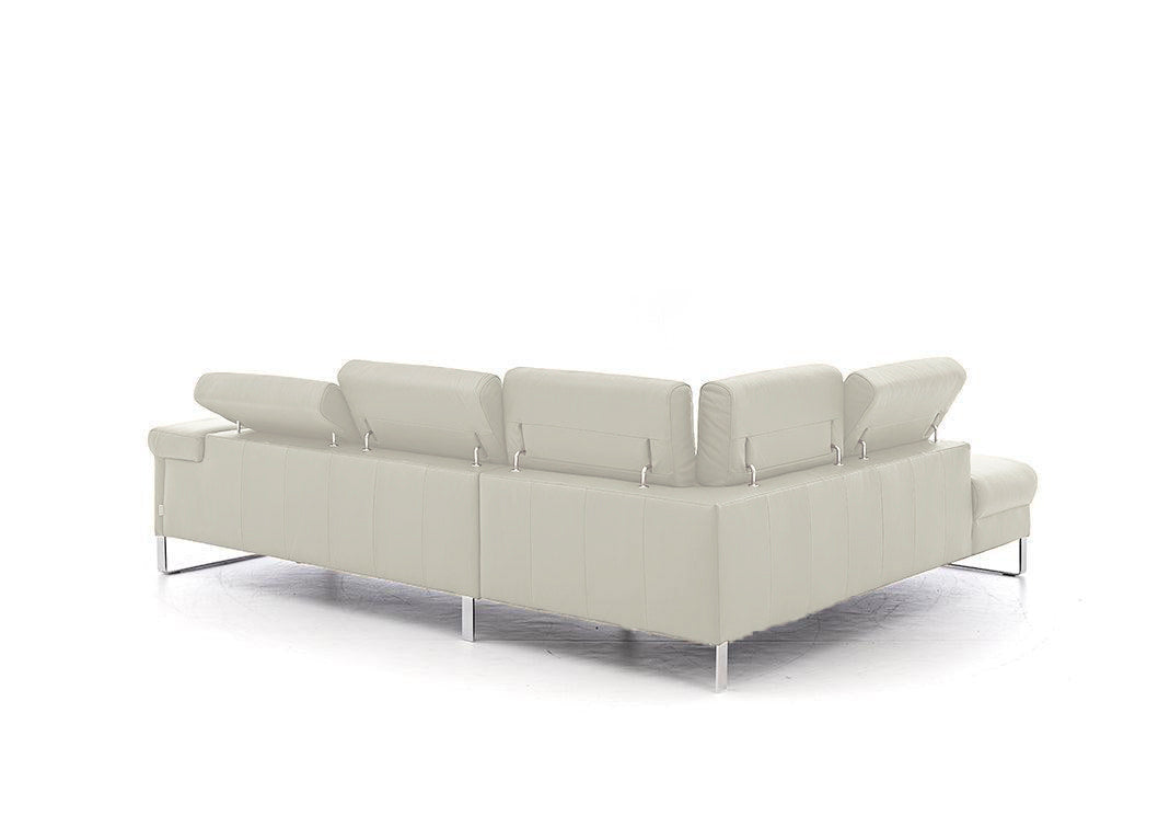 W.SCHILLIG Ecksofa finn 20974 Leder Z84/43 ivory