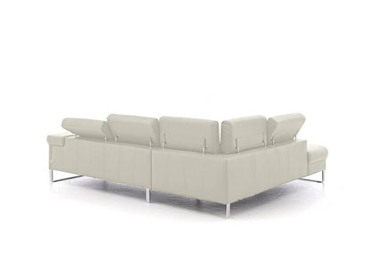 W.SCHILLIG Ecksofa finn 20974 Leder Z84/43 ivory