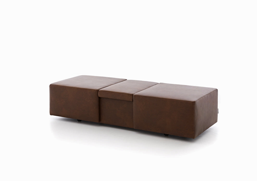 W.SCHILLIG Hocker taboo 22070 GF004 Leder Z75/55 espresso