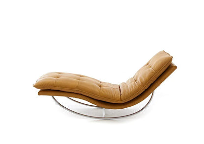 W.SCHILLIG Relaxliege daily dreams 47002 K75 Leder Z75/52 kurkuma - Komfortmöbel24