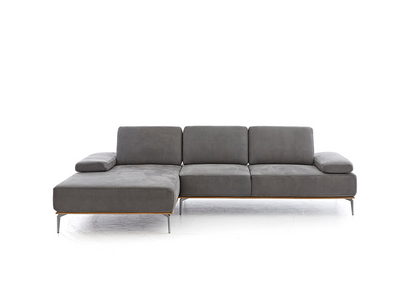 W.SCHILLIG Longchair 16580 sprint Stoff S 37/56 mocca