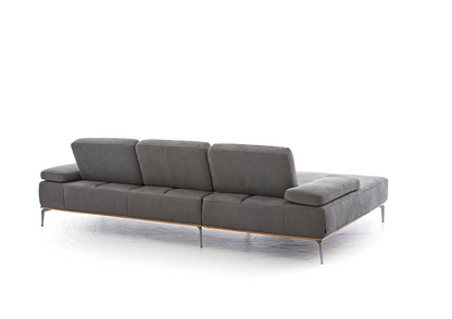 W.SCHILLIG Longchair 16580 sprint Stoff S 37/56 mocca