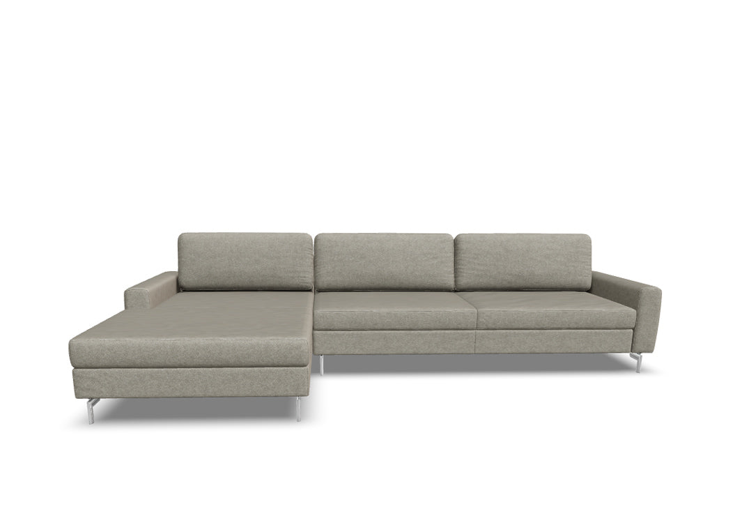 W.SCHILLIG Longchair aleXx 22850 (B=324 cm) Stoff O10/48 sand