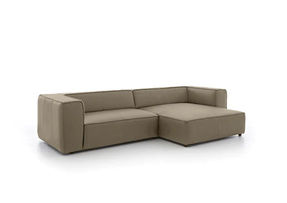 W.SCHILLIG Longchair around-the-block 18050 (B=300 cm) Leder Z59/21 stone