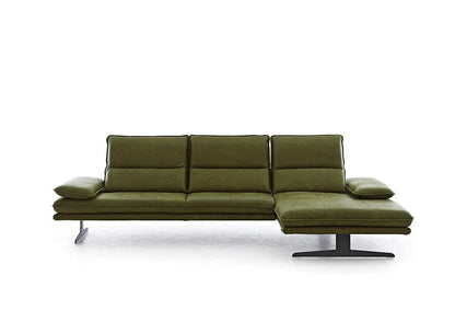 W.SCHILLIG Longchair broadway 16777 (B 311 cm) Leder Z77/35 olive - Komfortmöbel24