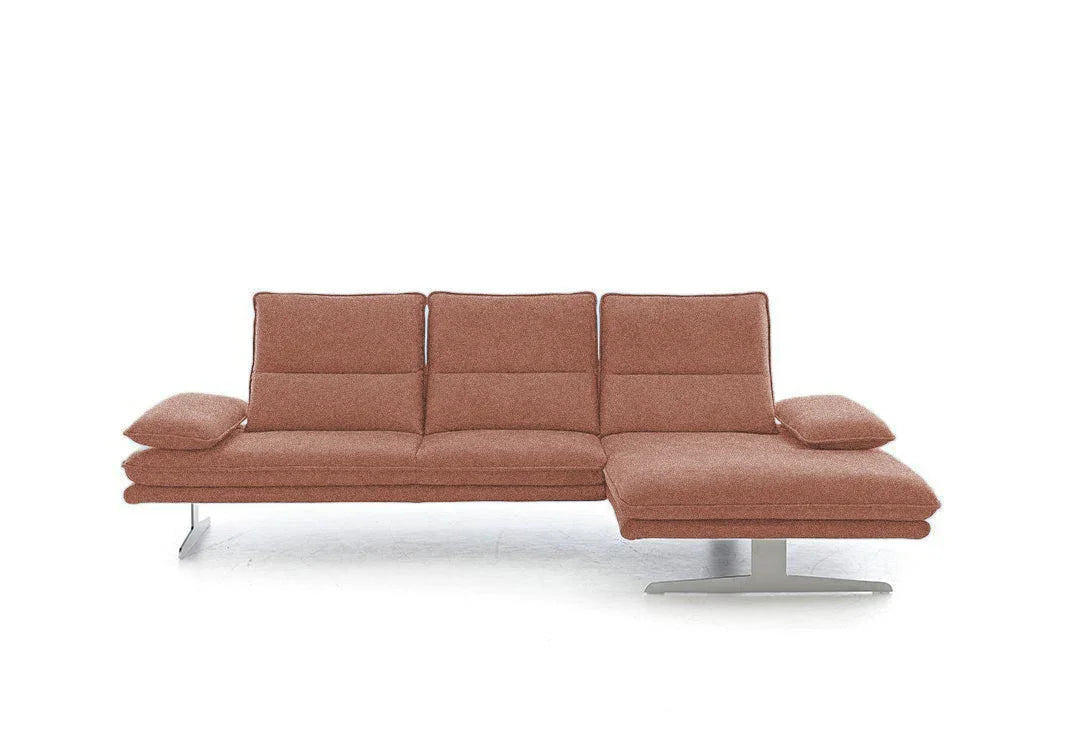 W.SCHILLIG Longchair broadway (B 271 cm) 16777 Stoff V88/15 blush - Komfortmöbel24