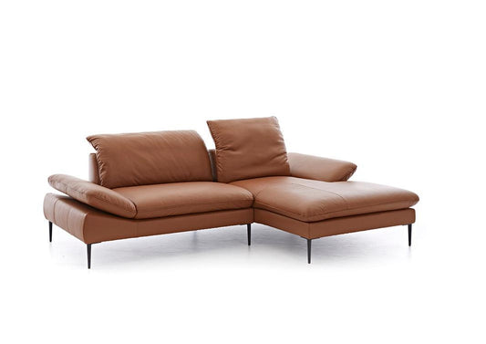 W.SCHILLIG Longchair enjoy&MORE 15450 Leder Z75/50 cognac - Komfortmöbel24