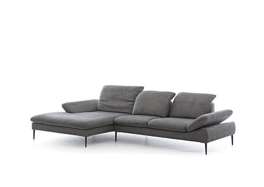 W.SCHILLIG Longchair enjoy&MORE 15450 Stoff S37/95 anthracite - Komfortmöbel24