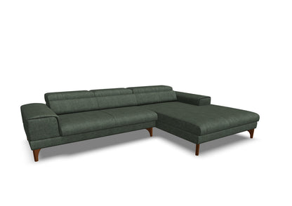 W.SCHILLIG Longchair piedroo plus 21156 (B=303 cm) Stoff R66/39 hunter