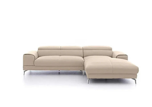 W.SCHILLIG Longchair piedroo plus 21156 (B=303 cm) Leder Z59/20 eisgrau Neu! - Komfortmöbel24