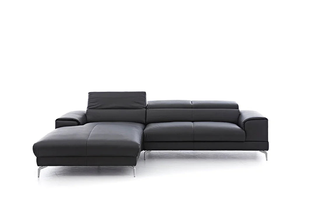 W.SCHILLIG Longchair piedroo 21156 Leder Z59/99 schwarz