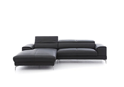 W.SCHILLIG Longchair piedroo 21156 Leder Z59/99 schwarz