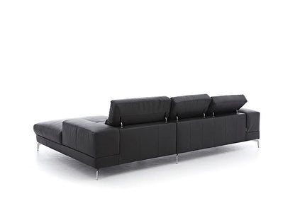 W.SCHILLIG Longchair piedroo plus 21156 Leder Z59/99 schwarz