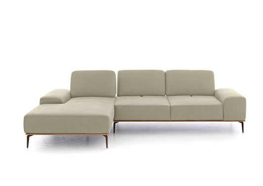 W.SCHILLIG Longchair run 16555 Stoff S37/43 sahara - Komfortmöbel24