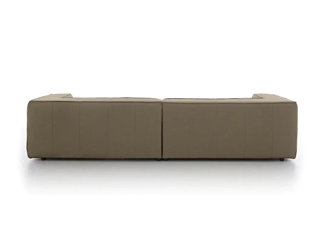 W.SCHILLIG Longchair around-the-block 18050 (B=300 cm) Leder Z59/21 stone