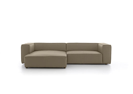 W.SCHILLIG Longchair around-the-block 18050 (B=300 cm) Leder Z59/21 stone