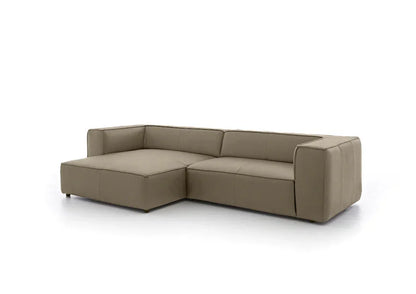 W.SCHILLIG Longchair around-the-block 18050 (B=300 cm) Leder Z59/21 stone