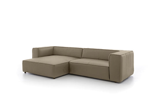 W.SCHILLIG Longchair around-the-block 18050 (B=300 cm) Leder Z59/21 stone