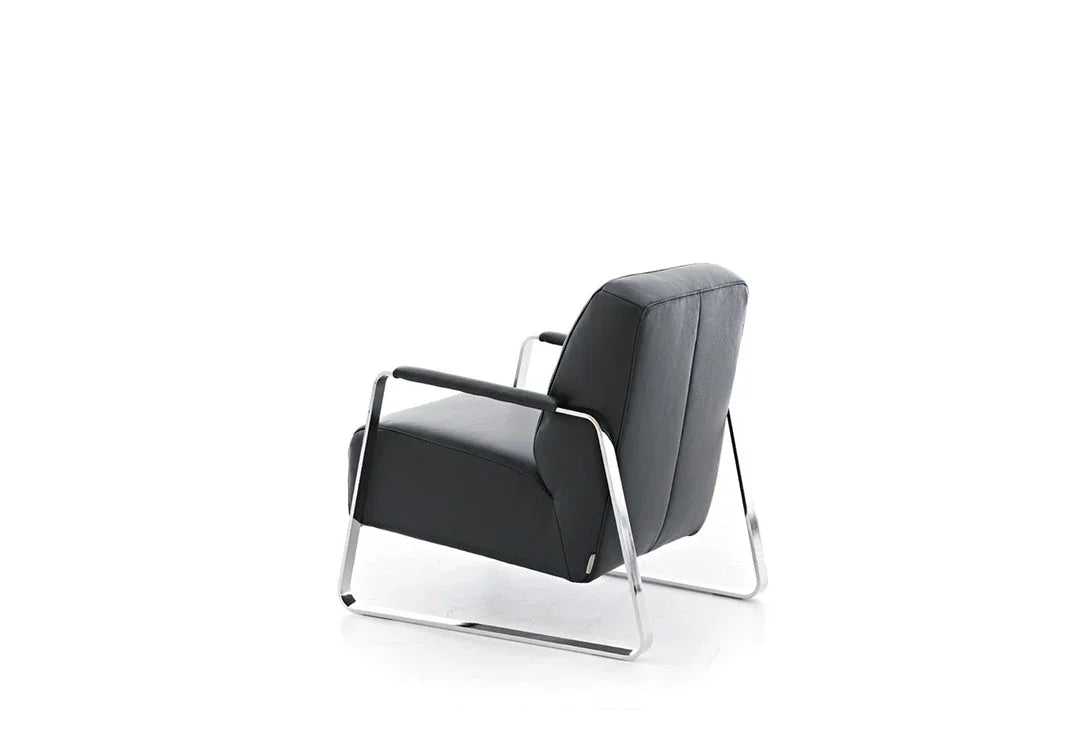 W.SCHILLIG Sessel quadroo 17350 ME Leder Z59/99 schwarz