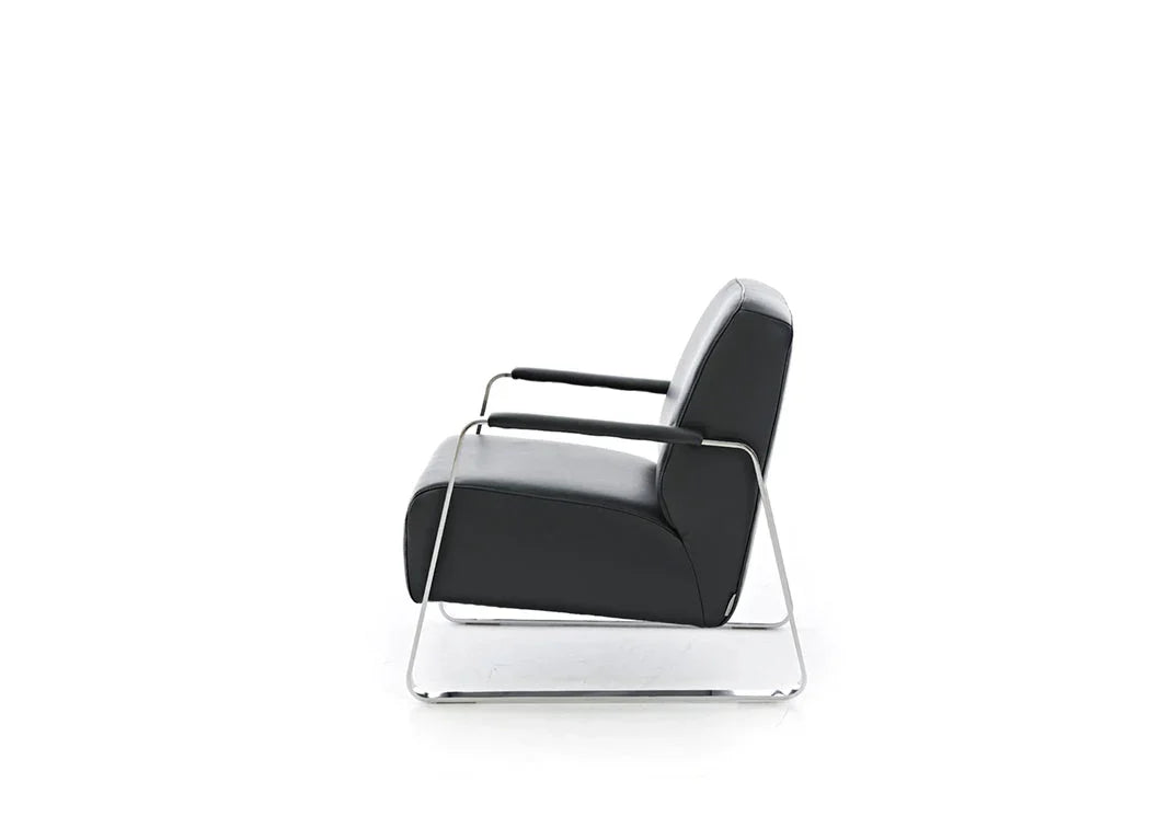 W.SCHILLIG Sessel quadroo 17350 ME Leder Z59/99 schwarz