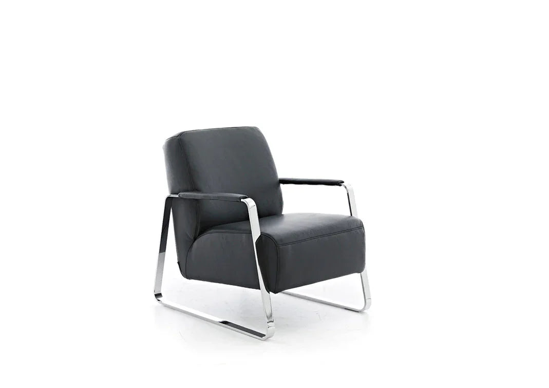 W.SCHILLIG Sessel quadroo 17350 ME Leder Z59/99 schwarz