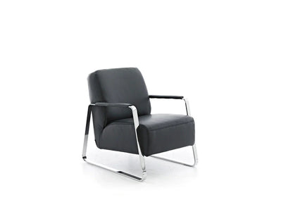 W.SCHILLIG Sessel quadroo 17350 ME Leder Z59/99 schwarz