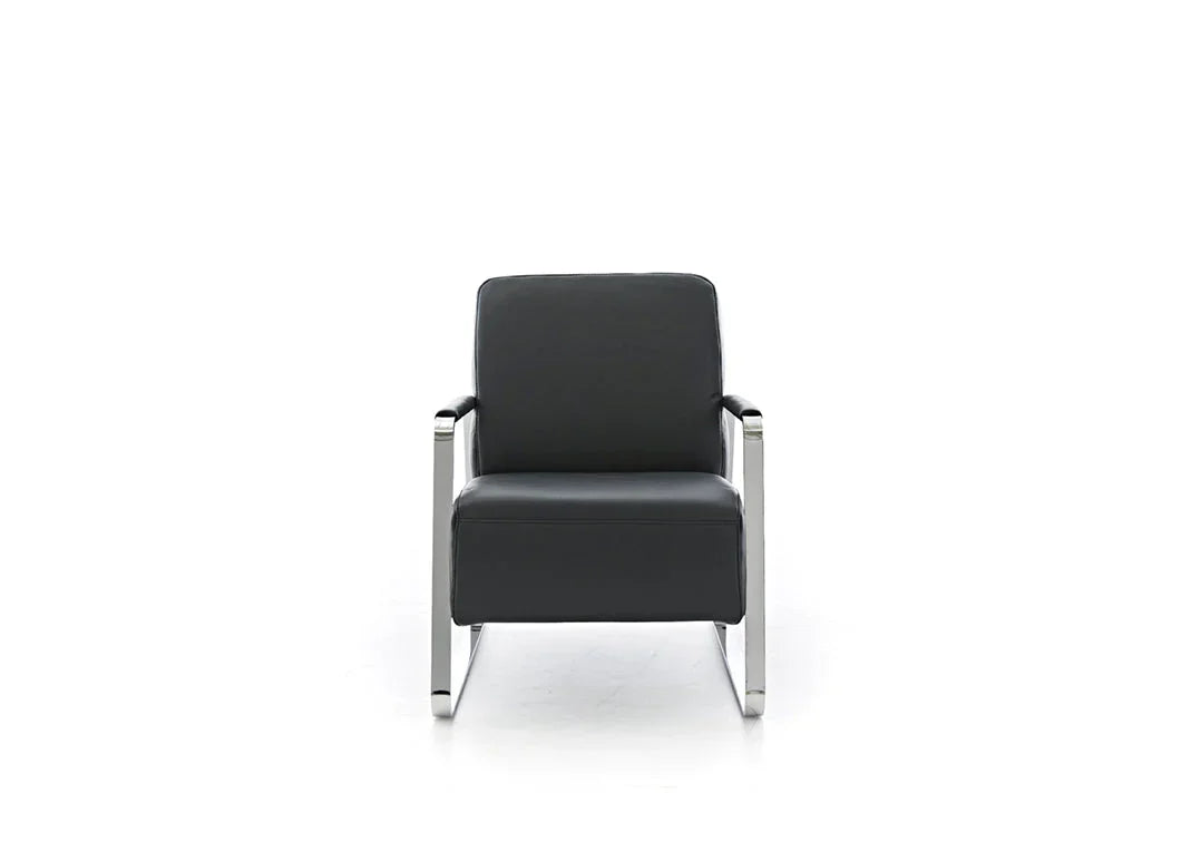 W.SCHILLIG Sessel quadroo 17350 ME Leder Z59/99 schwarz