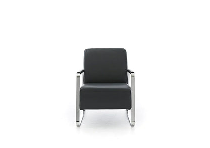W.SCHILLIG Sessel quadroo 17350 ME Leder Z59/99 schwarz