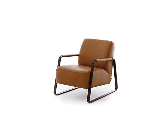 W.SCHILLIG Sessel quadroo 17350 ME Leder Z73/55 cognac m. KF - Komfortmöbel24
