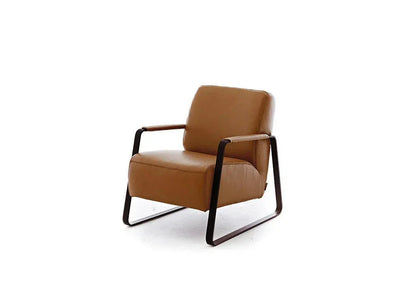 W.SCHILLIG Sessel quadroo 17350 ME Leder Z73/55 cognac m. KF