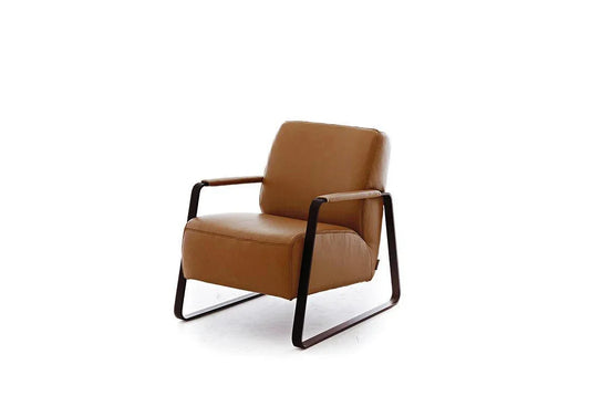 W.SCHILLIG Sessel quadroo 17350 ME Leder Z73/55 cognac m. KF