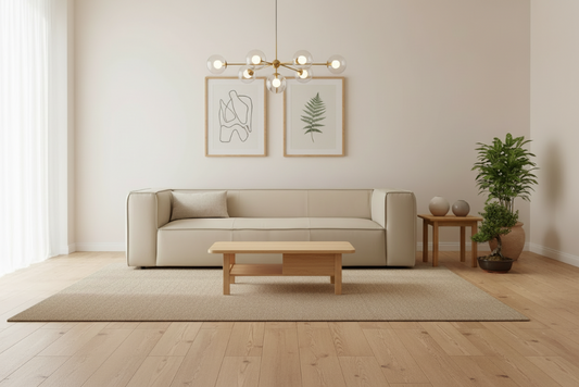 W.SCHILLIG Sofa around-the-block 18050 N100 Leder Z59/42 weiss