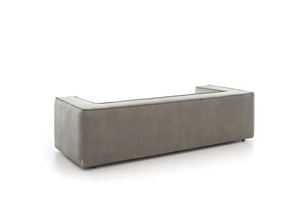 W.SCHILLIG Sofa around-the-block 18050 N100 Leder Z69/22 light grey - Komfortmöbel24