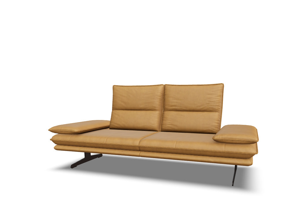 W.SCHILLIG Sofa broadway 16777 NL70 Leder Z75/52 kurkuma