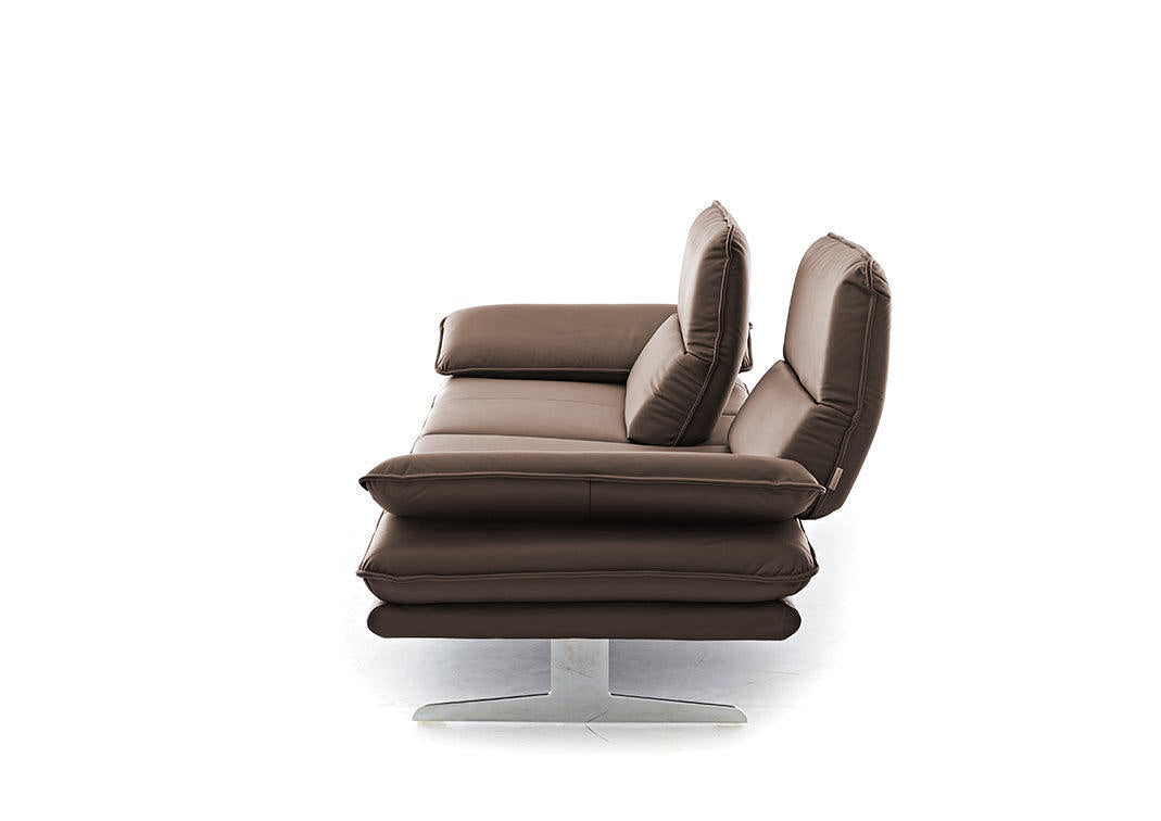 W.SCHILLIG Sofa broadway 16777 NL80 Leder Z75/55 espresso