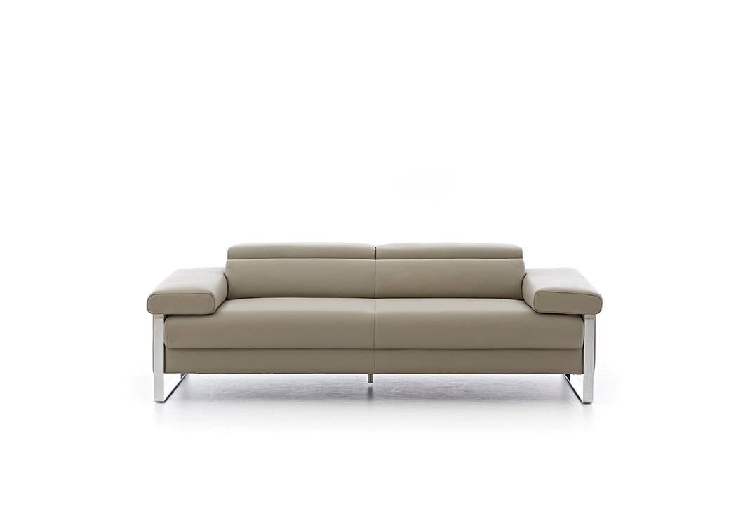 W.SCHILLIG Sofa «finn» 20974 N70 in Leder Z59/21 stone - Komfortmöbel24