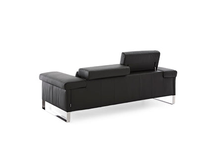 W.SCHILLIG Sofa «finn» 20974 N70 in Leder Z59/99 schwarz - Komfortmöbel24
